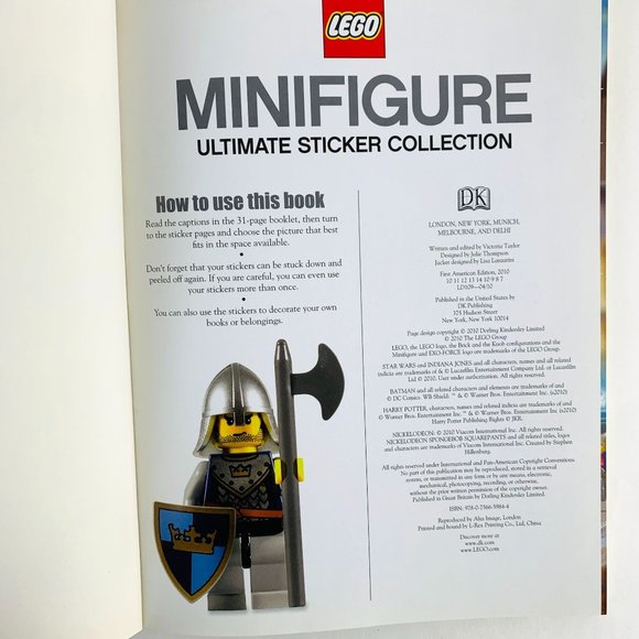 LEGO Bundle Minifig Sticker Book, Wrapping Paper, 30580 Santa Claus Skiing New - Picture 6 of 15